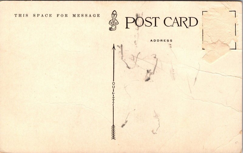 Postcard I. & G.N. Railroad Depot in San Antonio, Texas