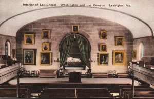 Interior of Lee Chapel,Washington and Lee University,Lexington,VA