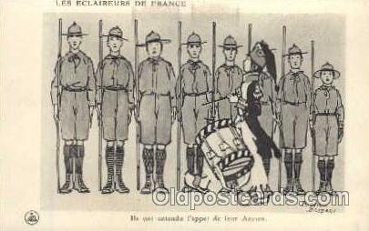 Les Eclaireurs De France, Boy Scouts, Scouting, Artist Roger Broders Unused 
