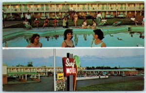 M-6580 Surf Motel US Highways 66-54 & 84 West of Santa Rosa New Mexico