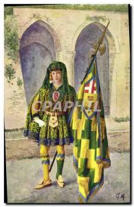 Postcard Old Paggi storiche delle Contrade di Siena Bruco Folklore Costume