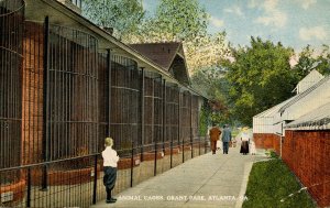 GA - Atlanta. Grant Park, Animal Cages      (crease)