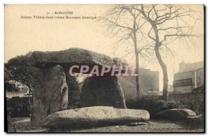 Postcard Old Megalith Dolmen Dolmen trilithon St Nazaire