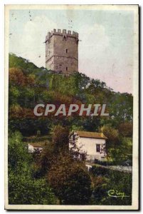 Postcard Old Montbard Cote d'Or Tower