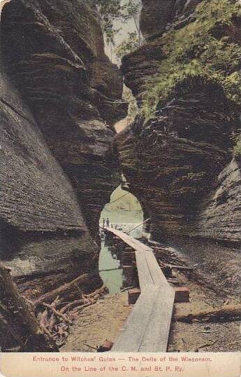 Wisconsin Entrance To Witches Gulch The Dells Of The Wisconsin