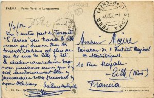 CPA Parma Ponte Verdi e Lungoparma ITALY (805076)