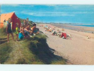 Unused Pre-1980 SCENE AT BEACH Blythe UK M7058