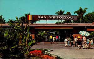 California San Diego Zoo Main Entrance 1967