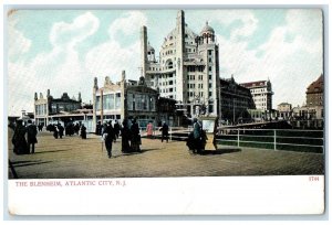 c1905 Blenheim Exterior View Building Atlantic City New Jersey Vintage Postcard