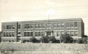 1950s Williams High School Oakland Maine RPPC real photo postcard 11106