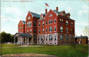 Postcard McKinley Hospital in Trenton, New Jersey