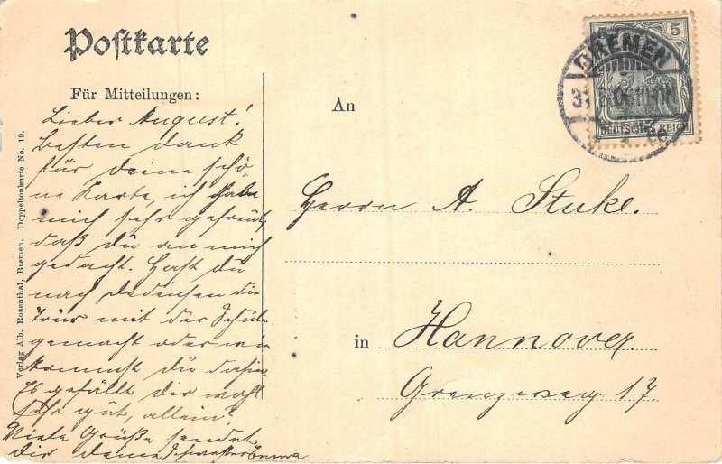 Lot199 germany bremen  die baumwellborse