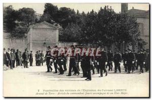 Old Postcard warship Funerals of victims of the disaster of land Arsenal Libe...