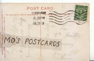 Genealogy Postcard - Low or Law - c/o Mrs Hamilton, Kinermony, Lanank  Ref 5964A