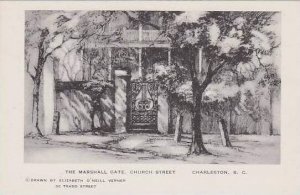 South Carolina Charleston The Marshall Gate Church Street