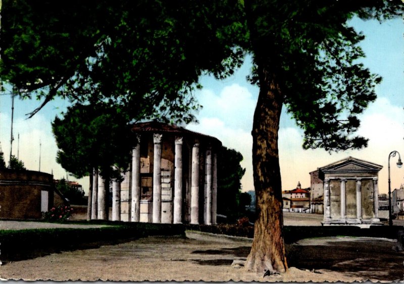 Italy Roma Rome Temple Of Vesta