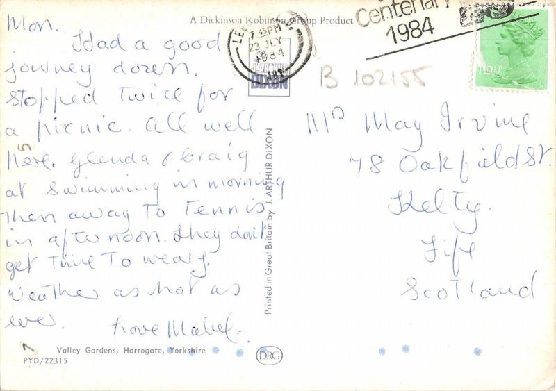 B102155 volley gardens harrogate yorkshire  uk