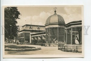 460404 POLAND Wroclaw Breslau zoo lion in a cage Vintage photo postcard