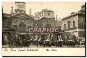 Great Britain Great Britain Old Postcard London London Horse Guards & # 39dra...