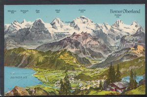 Switzerland Postcard - Interlaken Mit Berner Oberland    RS12139