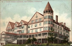 Port Townsend Washington WA North Western Sanitorium c1910 Vintage Postcard