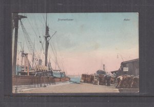 GERMANY, BREMERHAVEN, HARBOUR, SHIPS, c1910 ppc., unused.