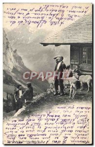 Old Postcard Chevre Alpages
