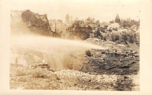 RPPC DUTCH FLAT, CA Hydraulic Mining Placer County California 1931 Vintage Photo