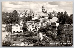 Mexico View of Cuernavaca Mor. RPPC Postcard A44