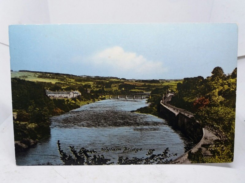 Wylam Bridge and River Tyne Northumberland Vintage Friths Series Postcard