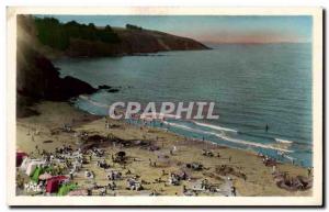 Old Postcard The Beach Binic