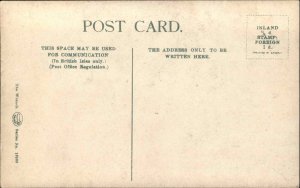 Stonehouse England Crown and Anchor Hotel Post Office c1910 Postcard