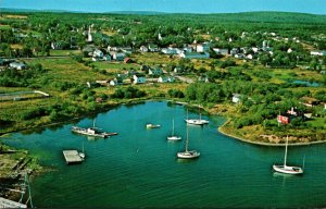 Canada Nova Scotia Cape Breton Aerial View Of Baddeck On The Cabot Trail