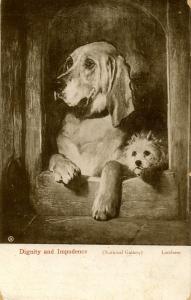 Dignity and Impudence Dogs by Artist Sir Edwin Landseer