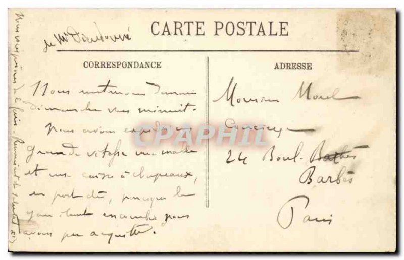 Old Postcard La Bourboule Le Charlet Bridge