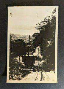 Mint Vintage EF Corcovado Train Car Rio De Janeiro Brazil RPPC