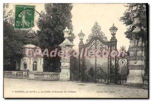 Postcard The Old Noisiel D'Honneur Grid From Castle