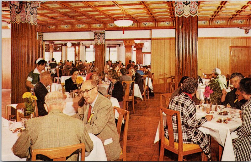 Kanaya Hotel Nikko Japan Dining Room Unused Japanese Postcard G27