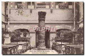 Le Mont Dore - Halle des Bains Feet - Roman Column - Old Postcard