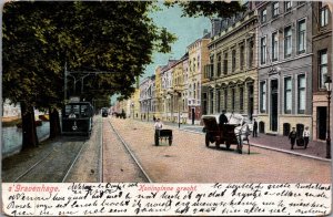 Netherlands The Hague, Den Haag Koninginnegracht Vintage Postcard C172