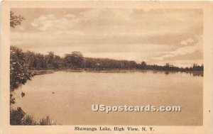Shawanga Lake - High View, New York NY Postcard
