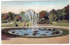 Boston, Mass, View at Public Garden, Venus at the Bath