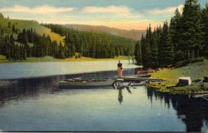 Colorado Grand Mesa National Forest Twin Lakes On Grand Mesa Curteich