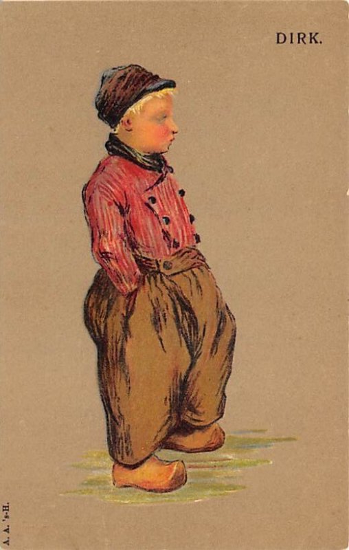 Little Boy Dutch Children Unused 