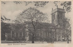 Castle Bromwich Church Birmingham Antique Postcard