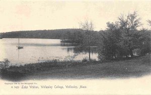Lake Waban Wellesley College Wellesley Wellesley Massachusettss 1910 l postcard