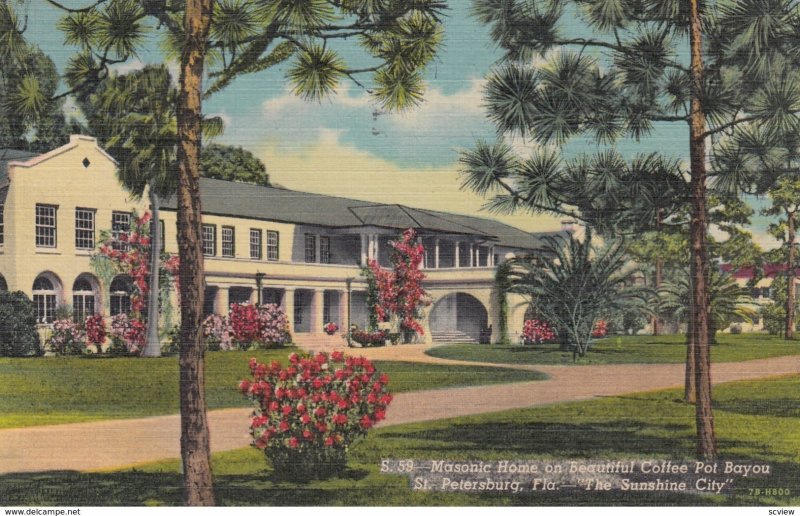 ST. PETERSBURG , Florida , 30-40s ; Masonic House