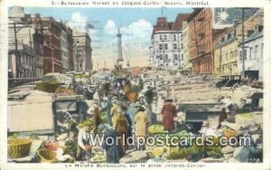 Bonseccurs Market, Jacques Cartier Square Montreal Canada 1923 