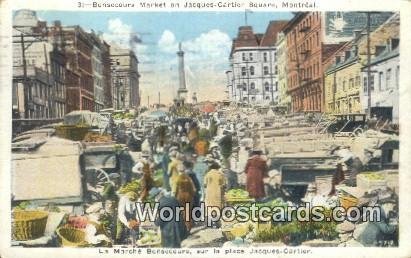 Bonseccurs Market, Jacques Cartier Square Montreal Canada 1923 