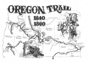 Oregon Trail Map Oregon Trail Map, Picture